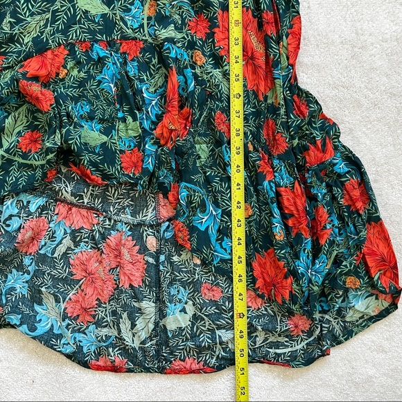 ABEL THE LABEL Midi Fantasy Tropical Dress Size XS Romantic Feminine Pretty - Picture 9 of 10